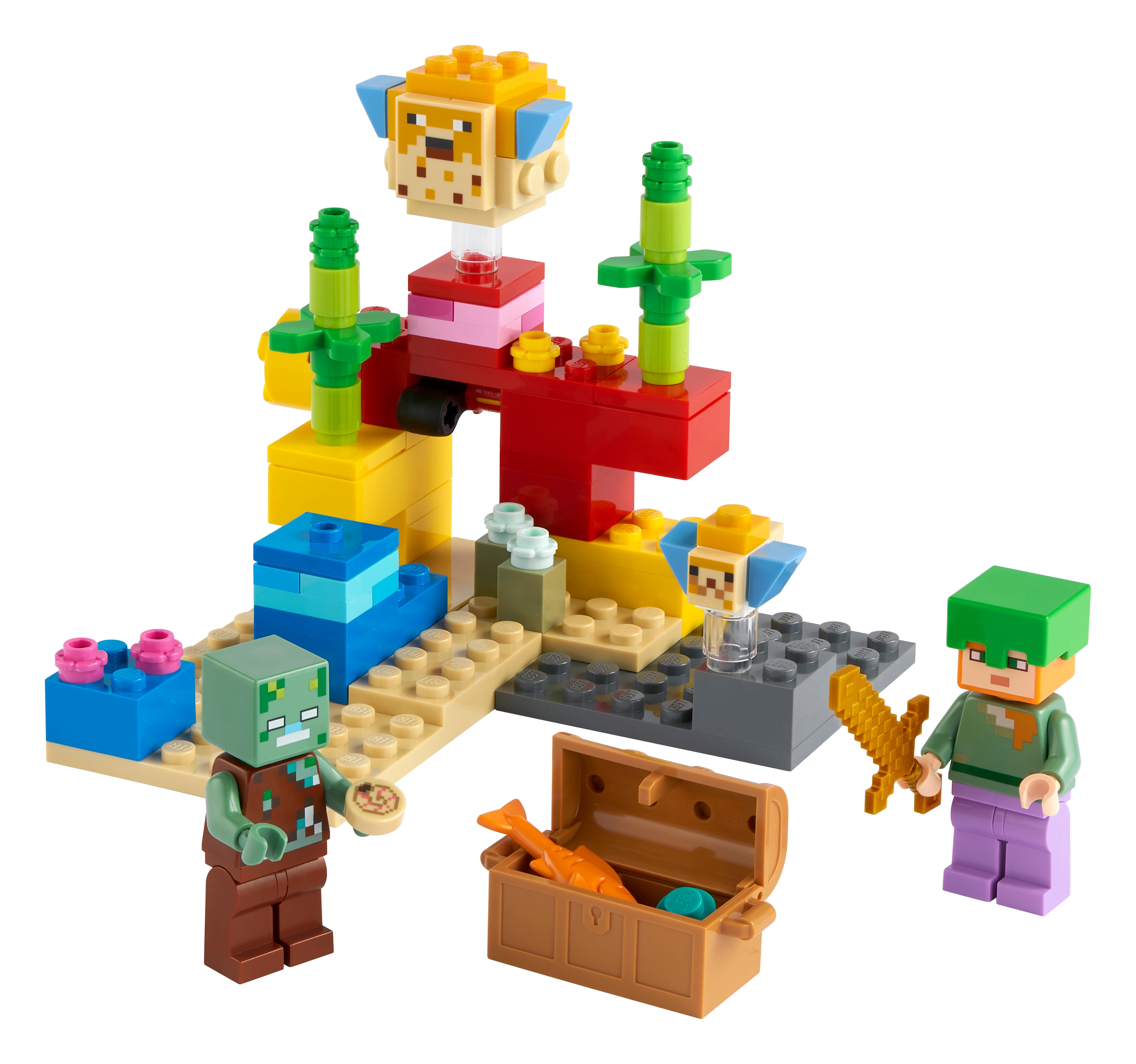 The Coral Reef 21164 | Minecraft® | Buy online at the Official LEGO® Shop