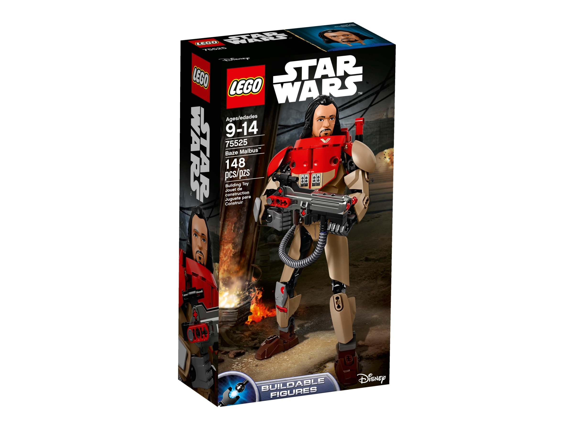 2 Lego Star Wars Buildable Figures Baze Malbus Poe Dameron 75525 75115 Fast Ship