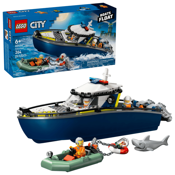LEGO 60456 La course-poursuite en bateau de police — visuel 2 sur 8