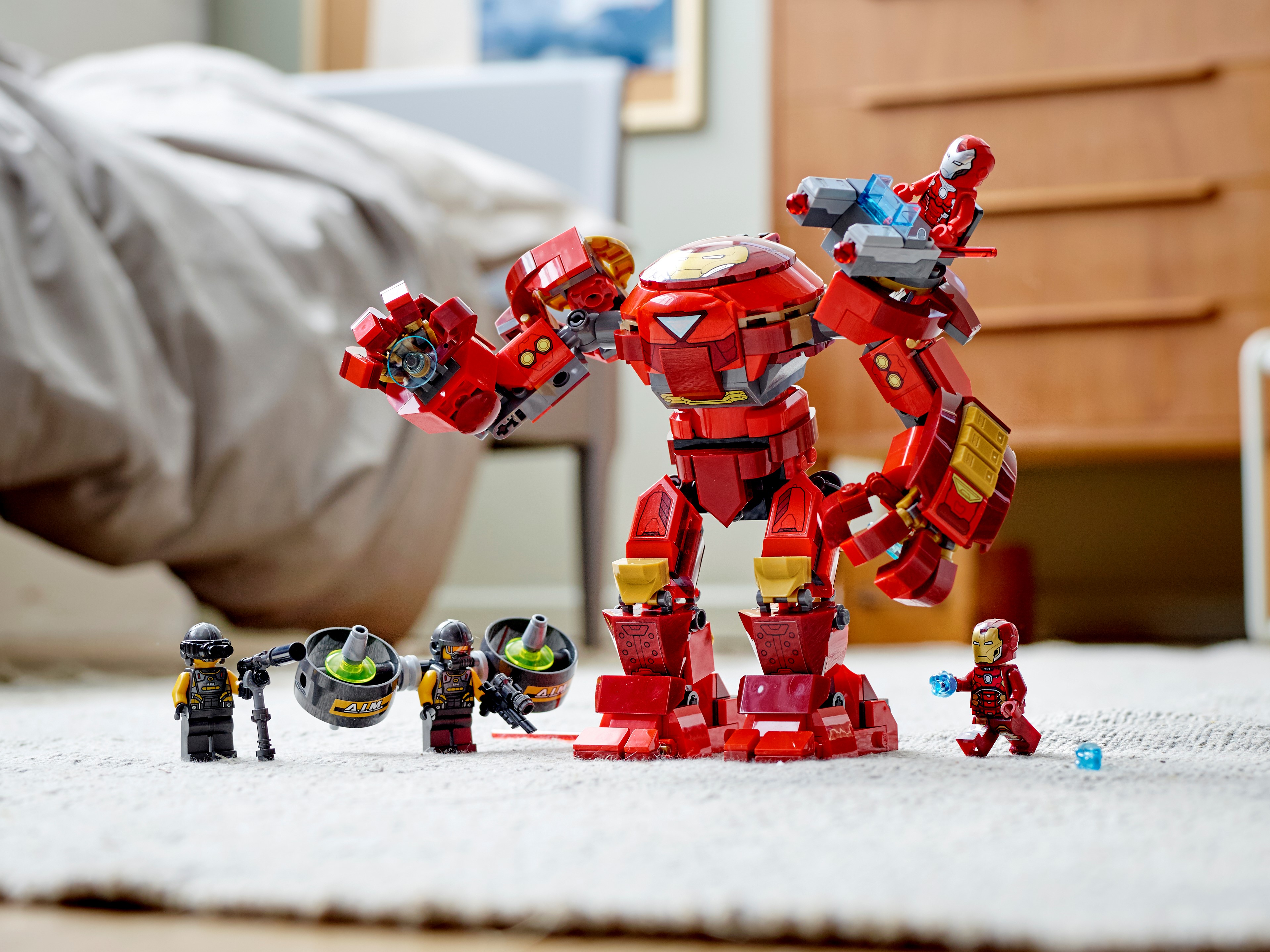 Pets Happening somersault Iron Man Hulkbuster versus A.I.M. Agent 76164 | Marvel | Buy online at the  Official LEGO® Shop US