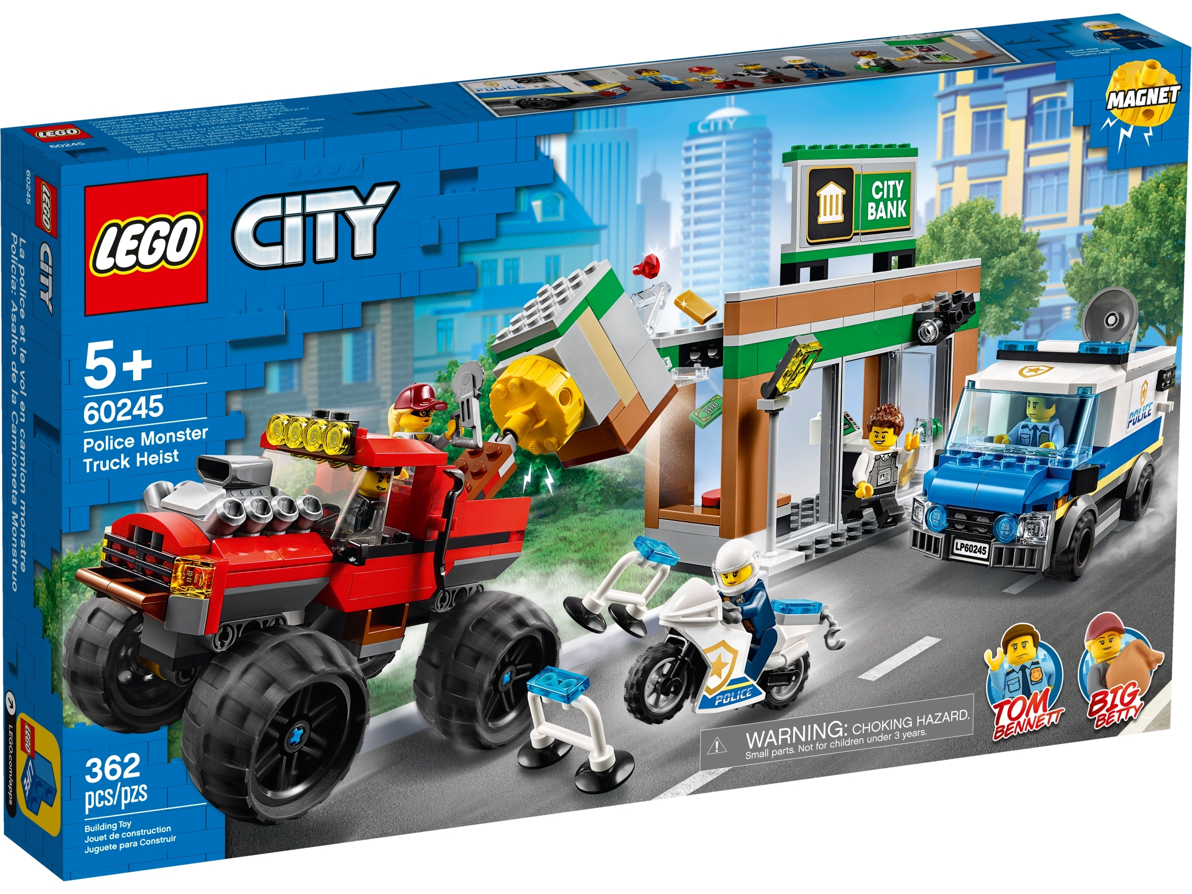 Prædiken Mountaineer Brink Police Monster Truck Heist 60245 | City | Buy online at the Official LEGO®  Shop US