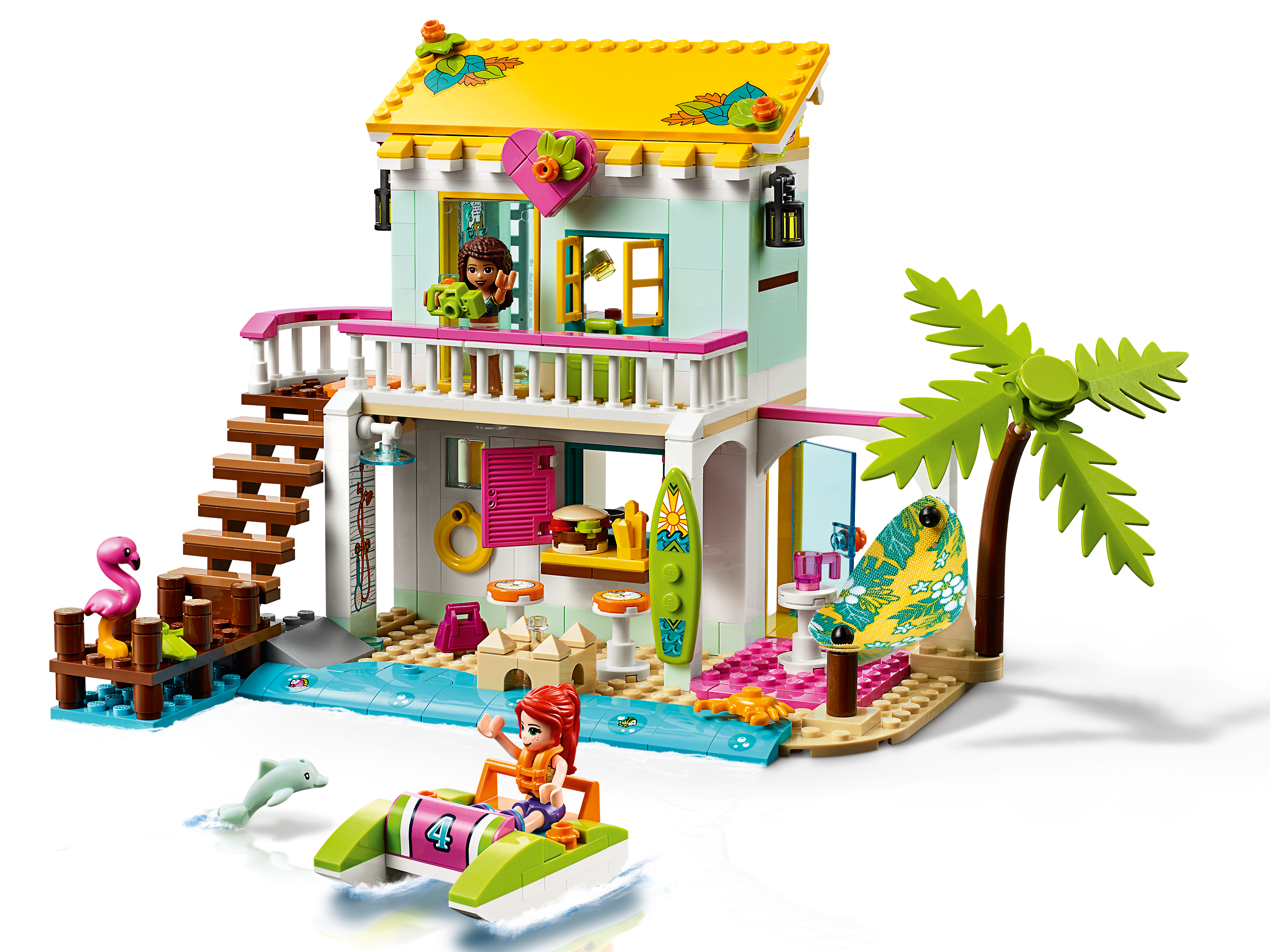 chrysant thermometer badge Beach House 41428 | Friends | Buy online at the Official LEGO® Shop US