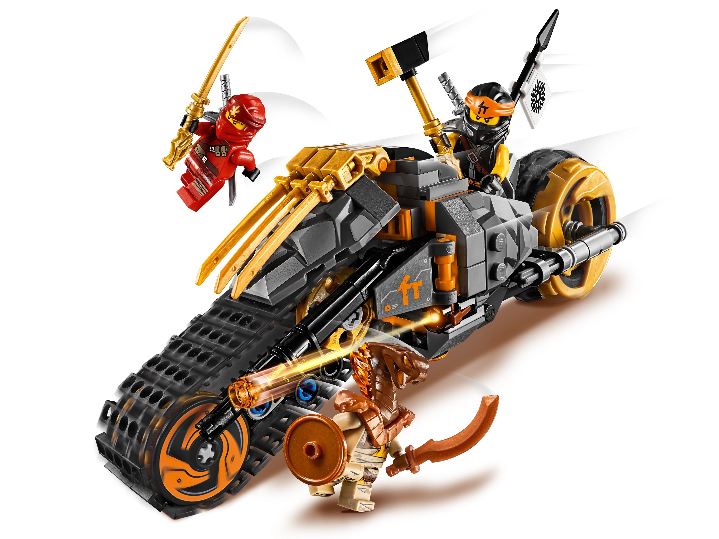 LEGO® NINJAGO® 70672 Coles Offroad-Bike Kai und den Pyro-Verwüster N6/19 