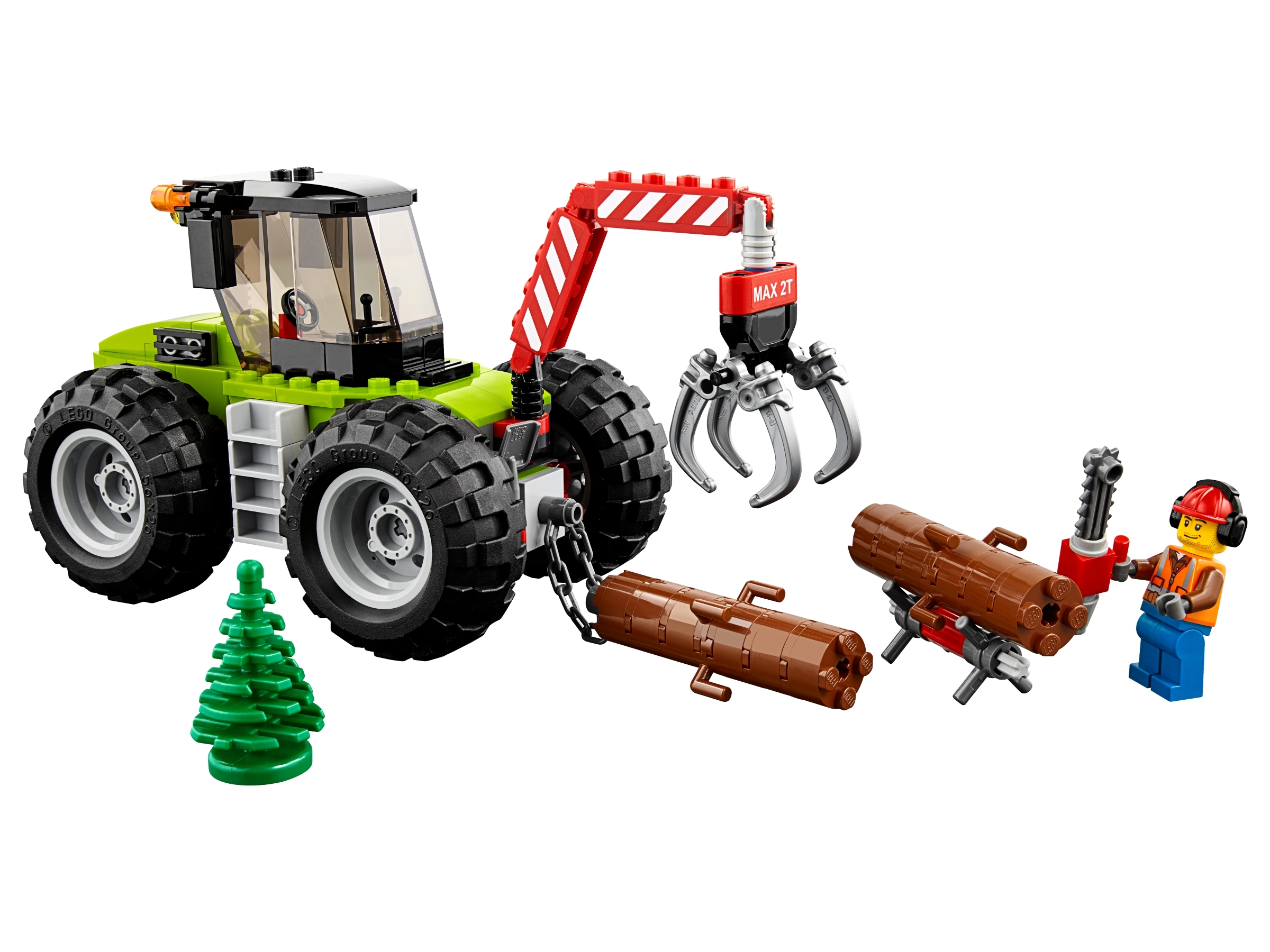 tracteur forestier 60181 LEGO ® City minifigur Travailleurs forestiers de 