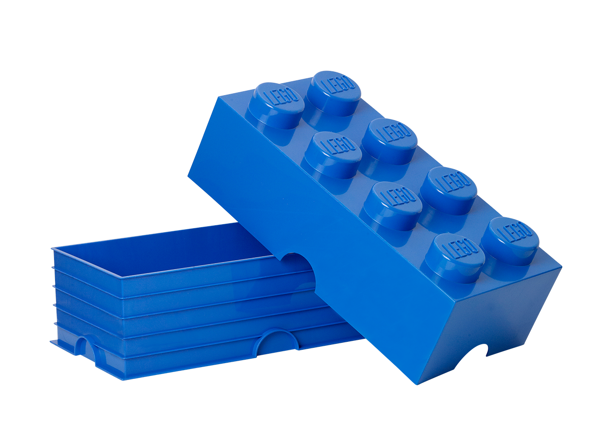 Système de rangement LEGO® bleu transparent 5006179