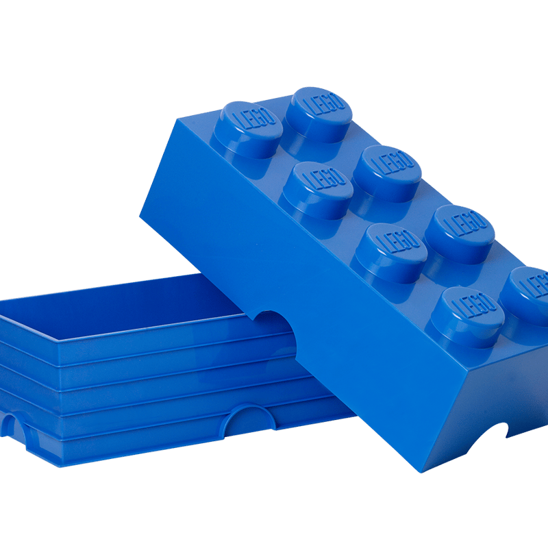 8-Stud Storage Brick – Blue