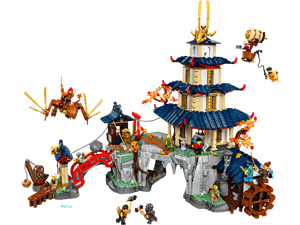 La ville au temple du tournoi