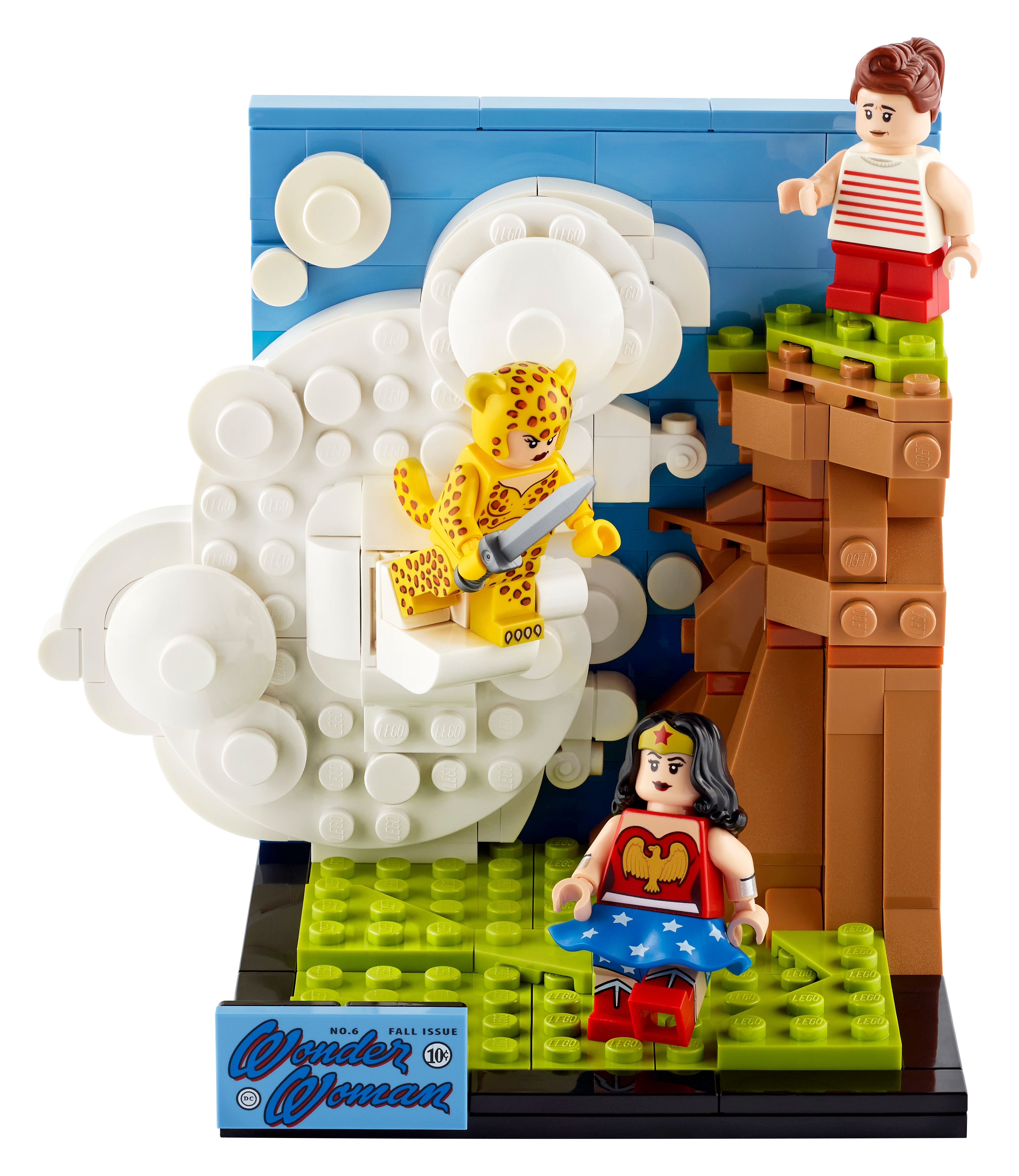 8pcs Wonder Woman series cheetah minifigure building blocks kids toy fit lego DE 