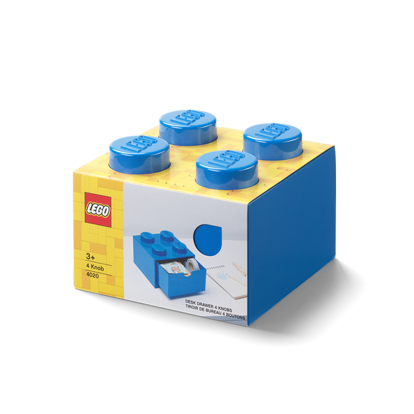 LEGO Storage Brick 4 - Organisateur empilable de grande capacité pour blocs  de construction LEGO, figurines et autres jouets