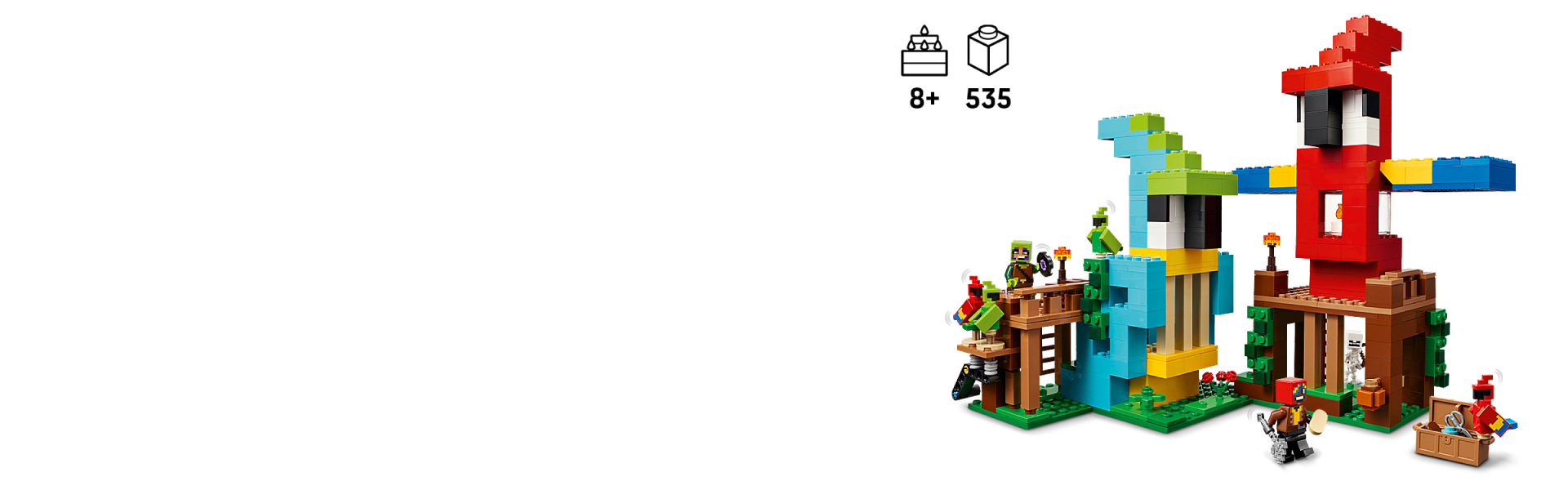 オウムハウス 21282 | マインクラフト® |レゴ®ストア公式オンライン