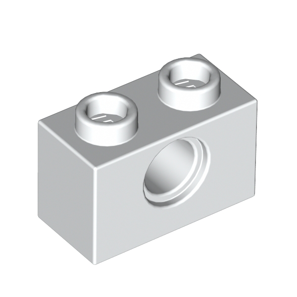 Technic Brick 1 x 2 [1 Pin Hole]