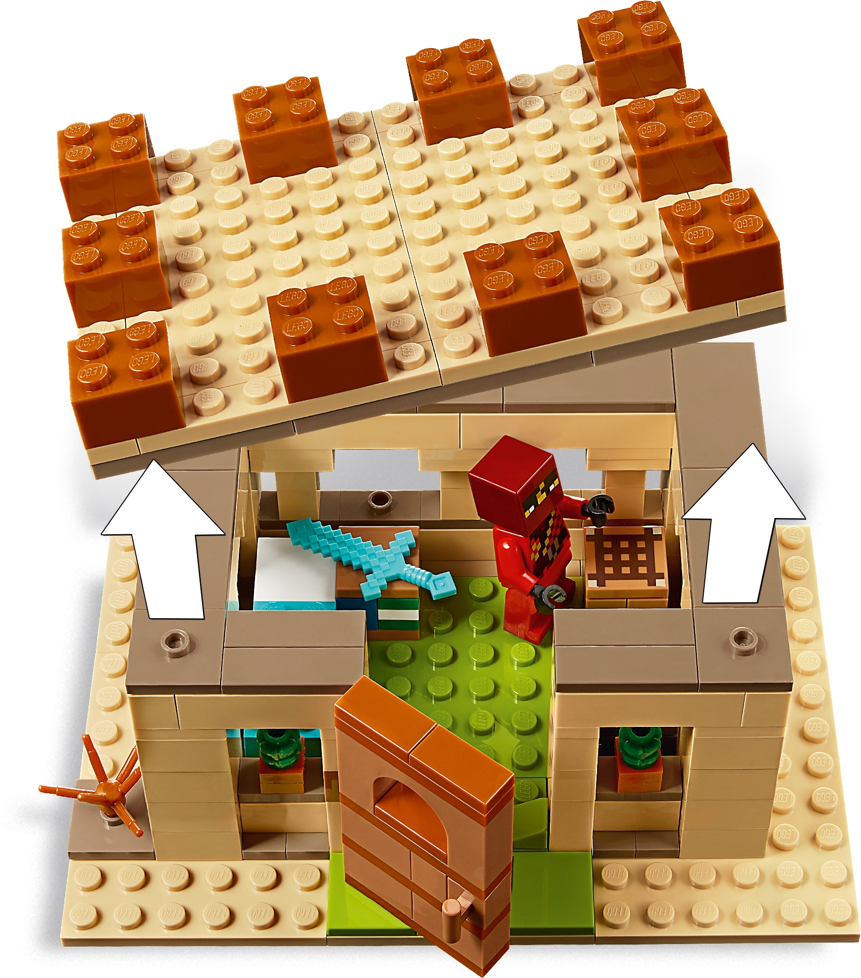 The Illager Raid Minecraft Buy Online At The Official Lego Shop Us