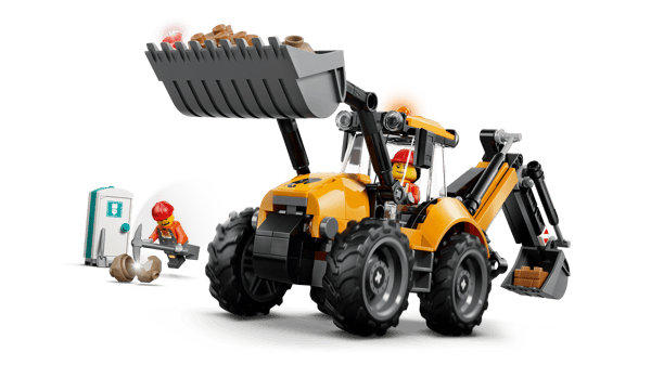 Yellow Backhoe Loader - Image 6