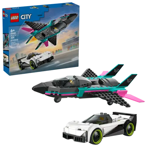 Lego City 60489 Jet vs. Car