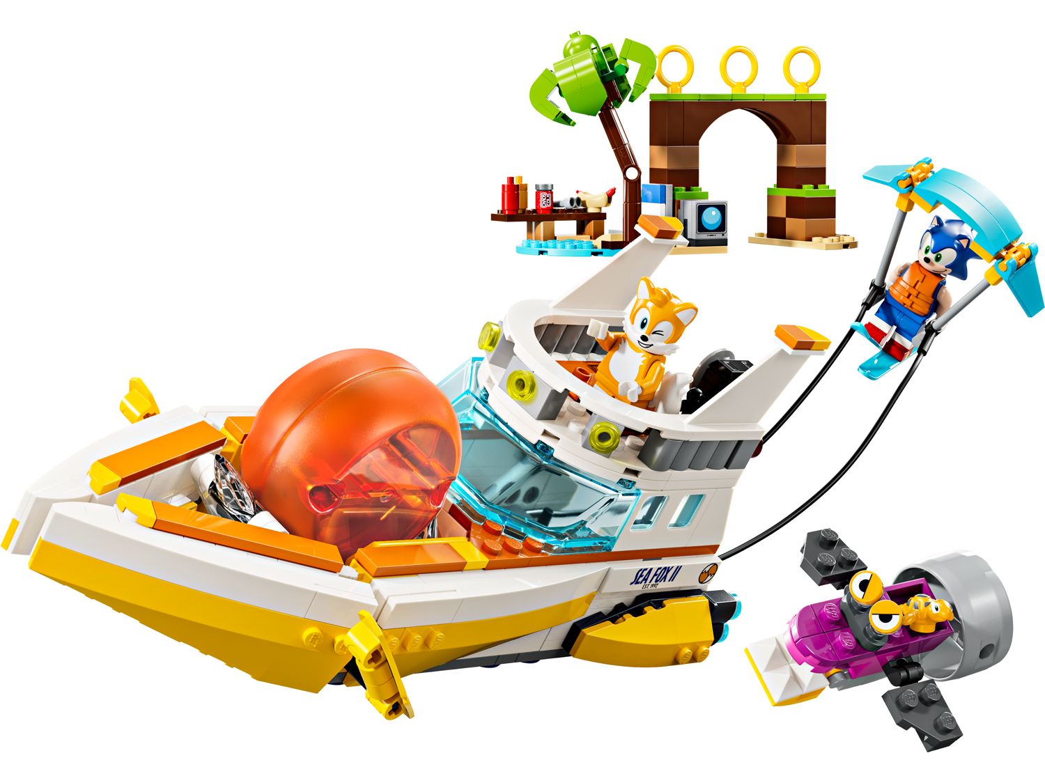 テイルスのアドベンチャーボート 76997 | LEGO® Sonic the Hedgehog テイルスのアドベンチャーボート 76997 | LEGO® Sonic the Hedgehog