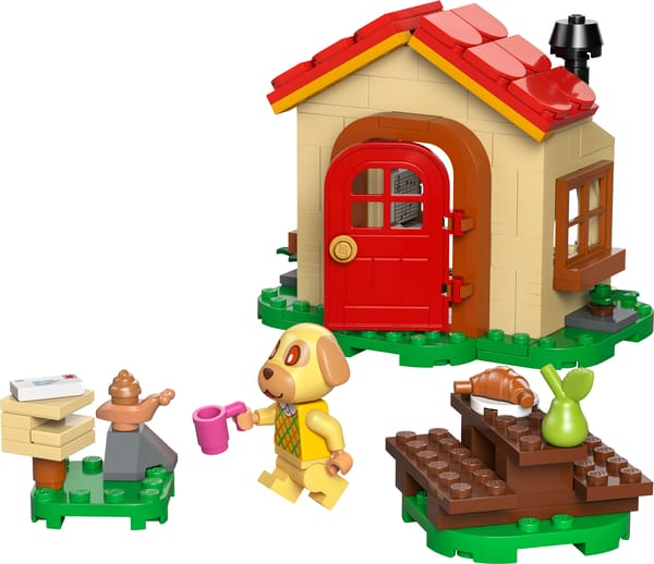 Goldie i sit hyggelige hus