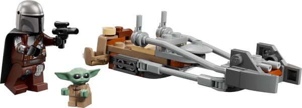 Mandalorianeren og Grogus speederbike