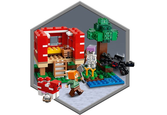 Shop 21179 Mushroom | the The at | LEGO® Official House online Minecraft® Buy US