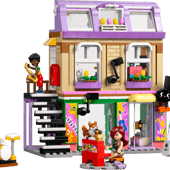 Le magasin de musique et l’appartement