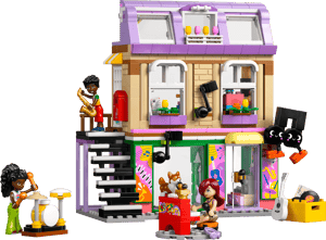 Le magasin de musique et l’appartement