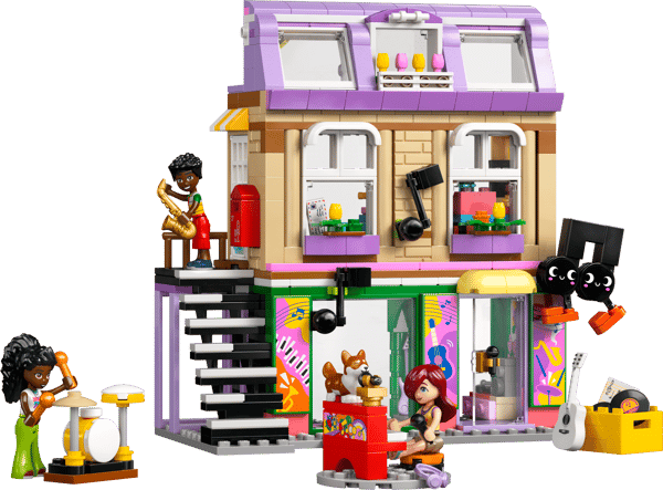 LEGO 42653 Le magasin de musique et l’appartement