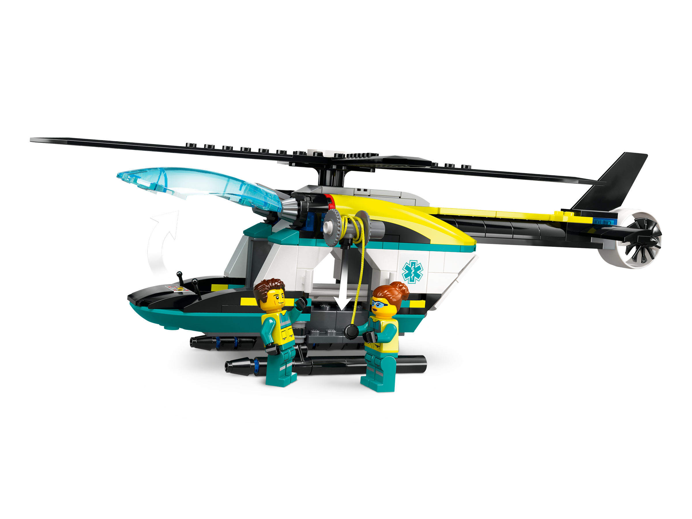 LEGO City 60405 L'Hélicoptère des Urgences