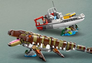 Boat Mission Jurassic World Boat Lego Mosasaurus Lego Jurassic