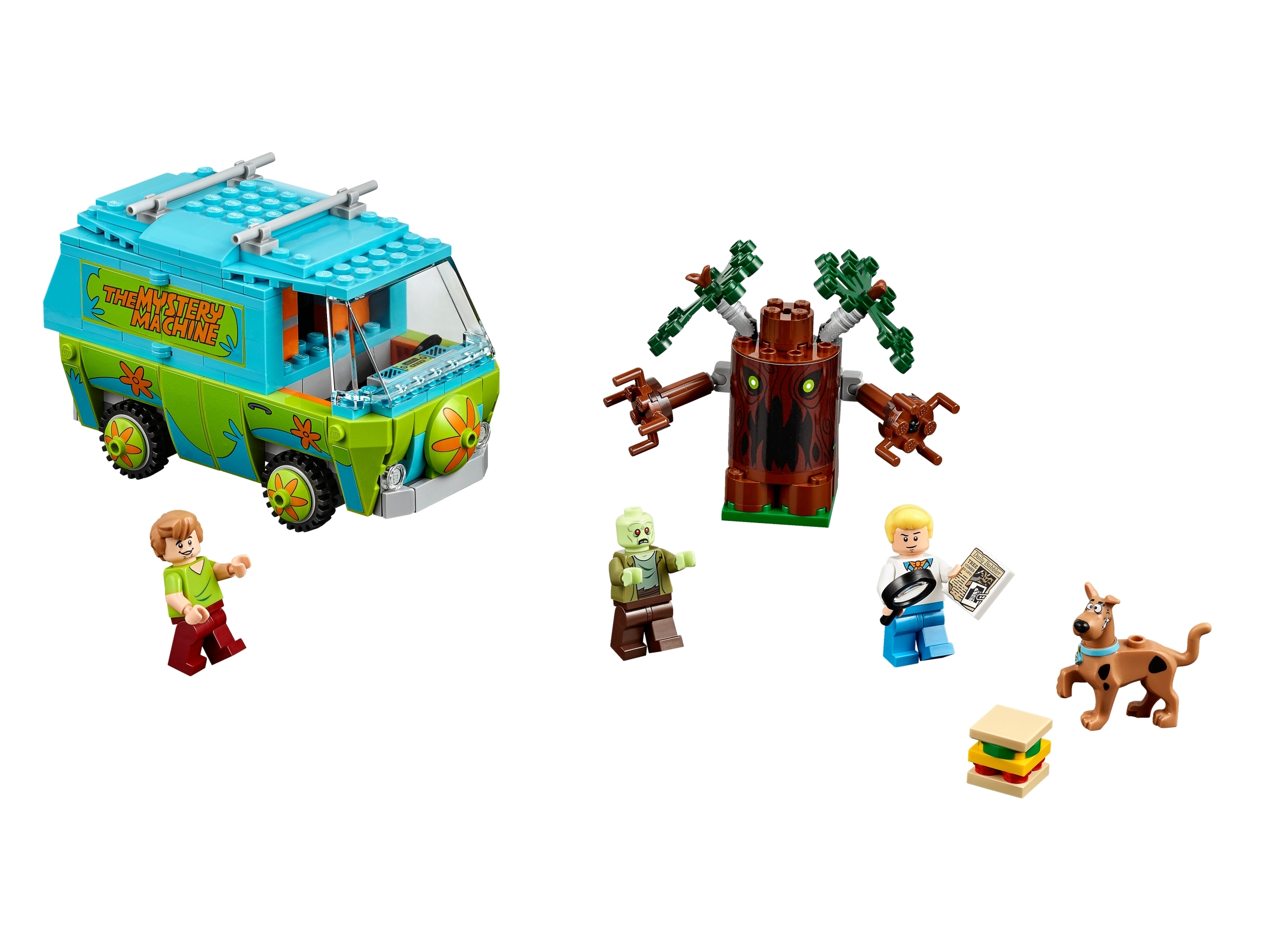 scooby doo mystery machine lego set