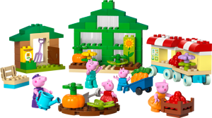 Le jardin de Papy Pig et la serre