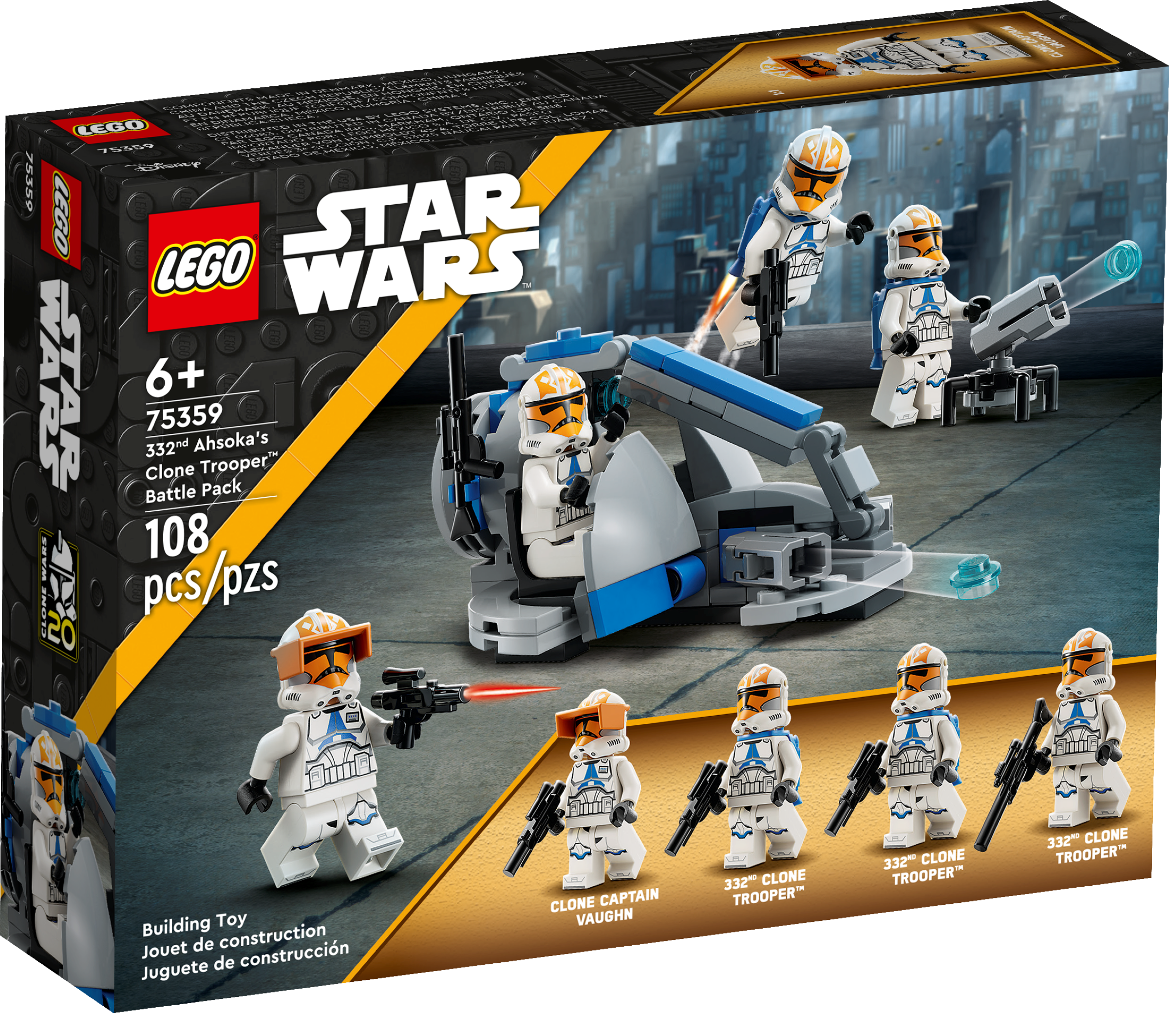 Ahsoka's Clone Battle Pack 75359 | Star Wars™ | Buy online at the Official LEGO® US