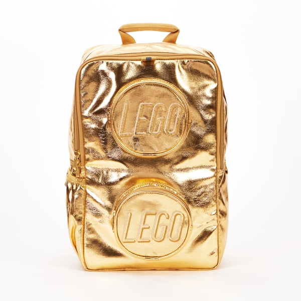 LEGO 5008721 Sac à dos en forme de brique – Doré métallisé