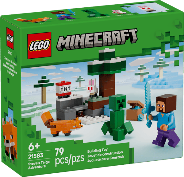 LEGO 21583 Les aventures de Steve dans la taïga — visuel 2 sur 7