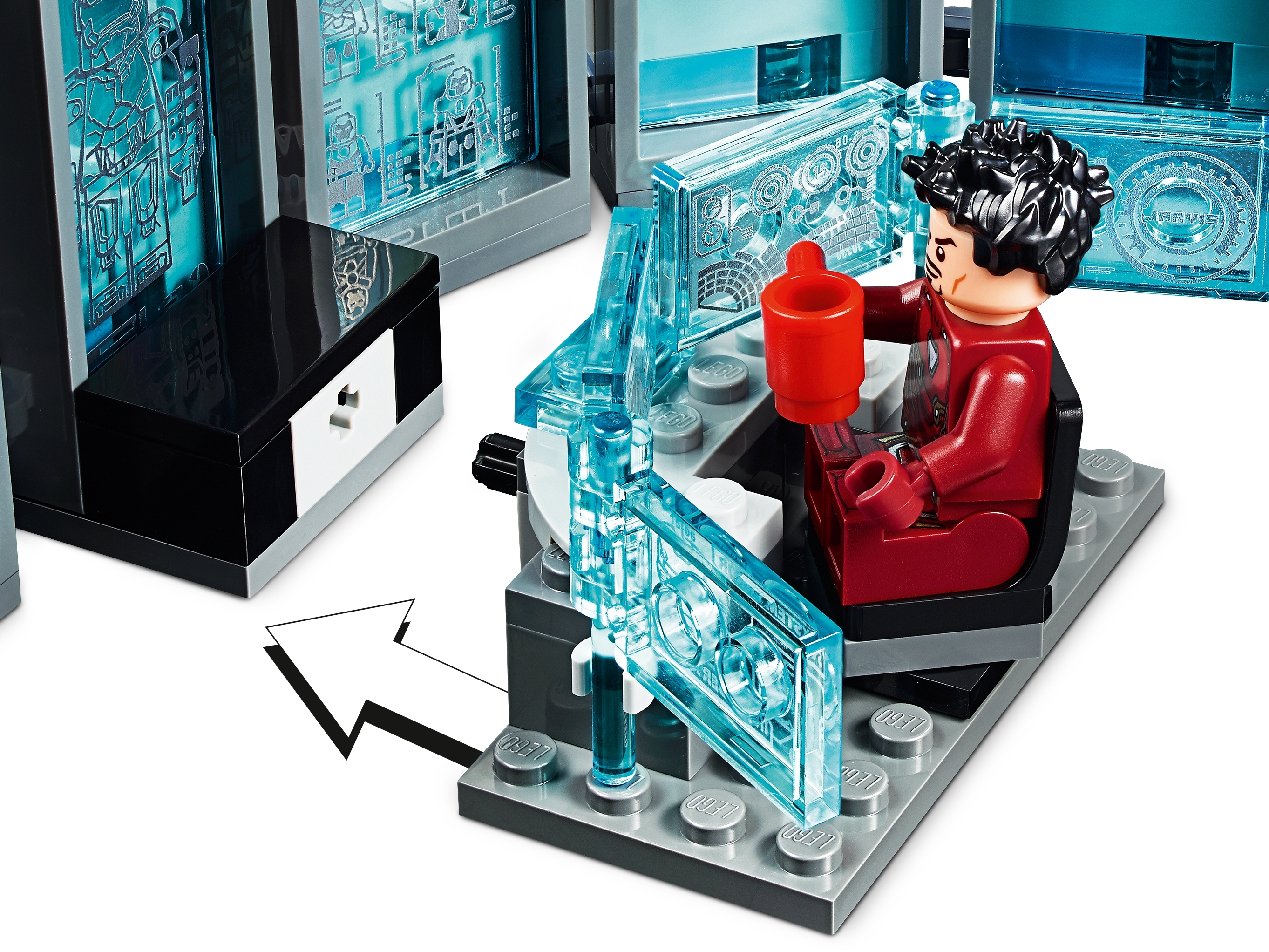 nå pubertet Genre Iron Man Hall of Armor 76125 | Marvel | Buy online at the Official LEGO®  Shop US