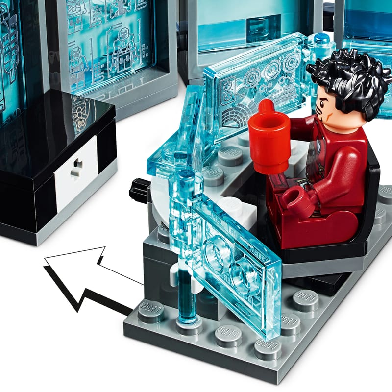 Iron Man: Sala de Armaduras 76125 Marvel Oficial LEGO® Shop MX