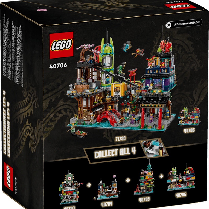 Micro NINJAGO® City Markets 40706 | NINJAGO® | Buy online at the Micro NINJAGO® City Markets 40706 | NINJAGO® | Buy online at the