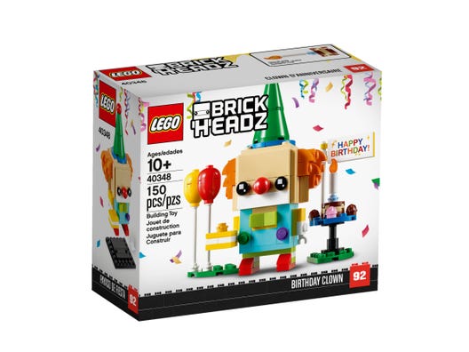 LEGO 40348 - Fødselsdagsklovn