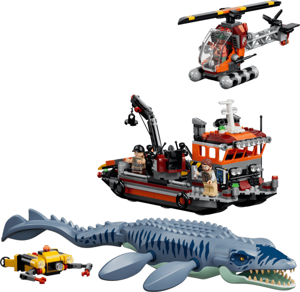 Mosasaurus Dinosaur Boat Attack - Image 1