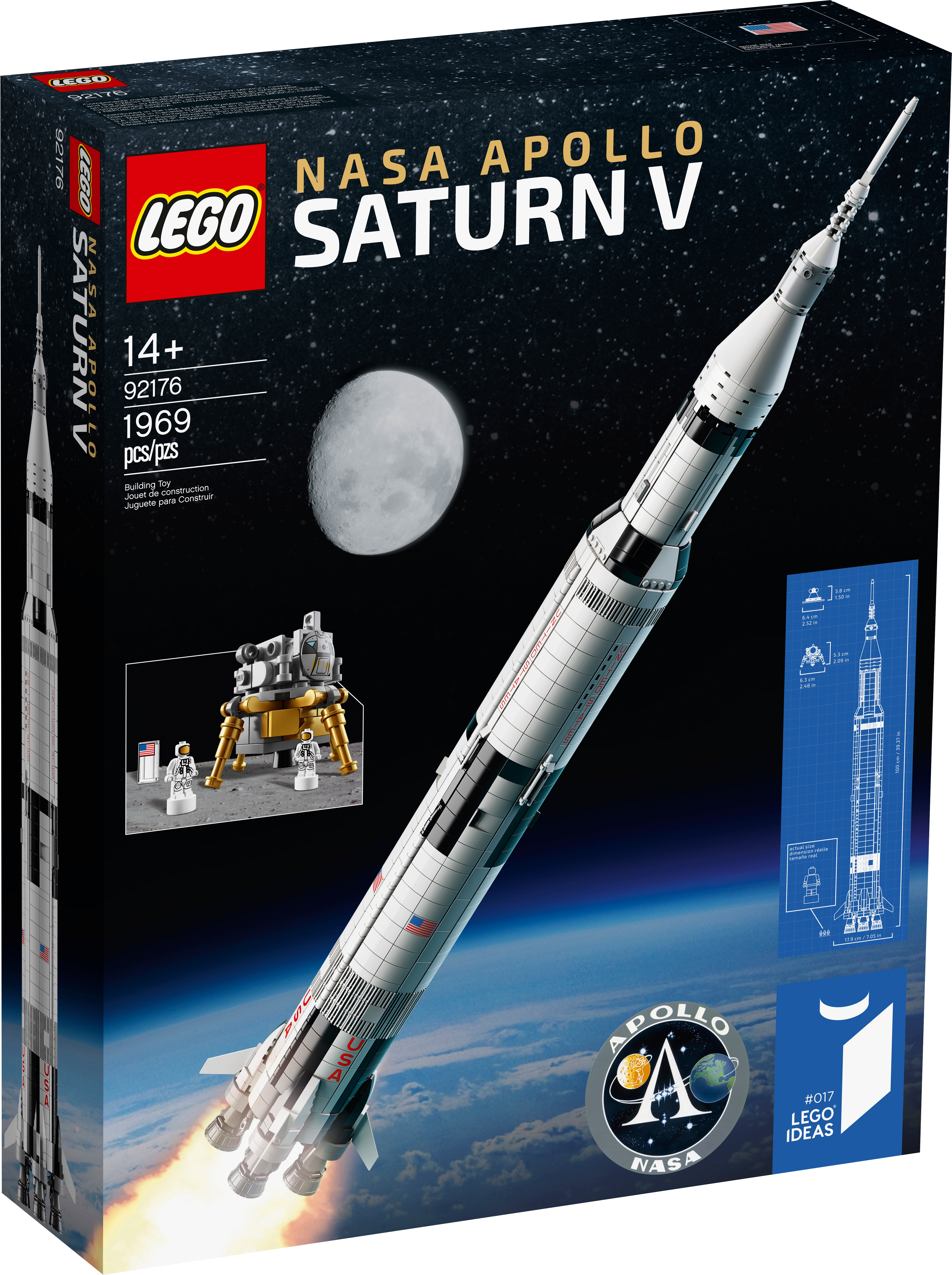 LEGO® NASA Saturn V 92176 | Ideas | online at the Official LEGO® Shop