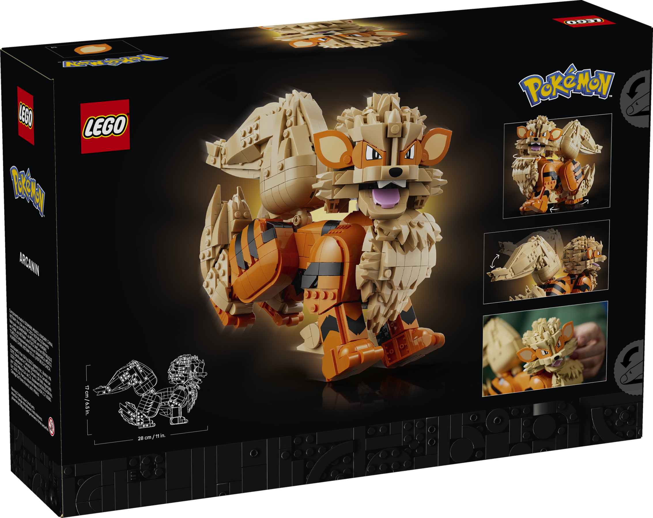 Arcanine 72160 | Pokémon | Buy online at the Official LEGO® Shop US