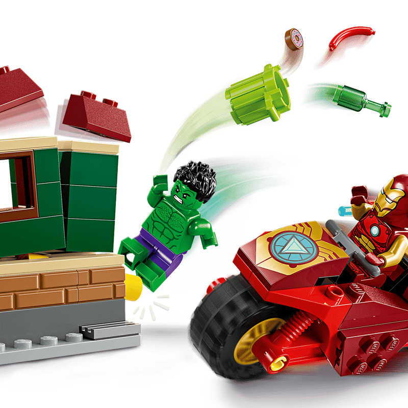 Iron Man with Bike and The Hulk 76287 Marvel Buy online at the