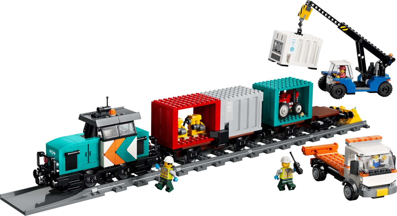 Harbor Freight Train with Crane & Truck