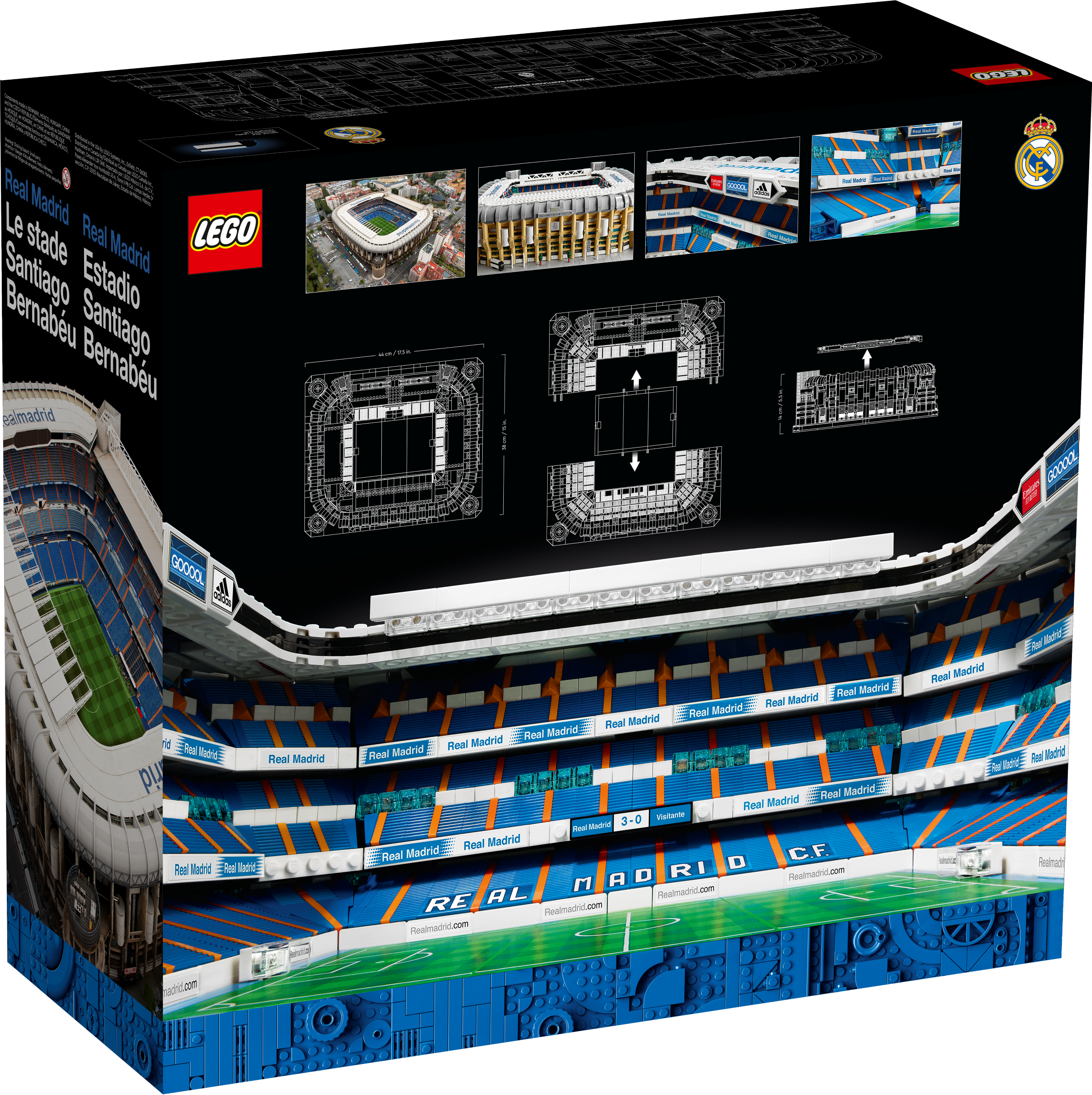 LEGO CREATOR EXPERT: Real Madrid – Santiago Bernabéu Stadium (10299) for  sale online