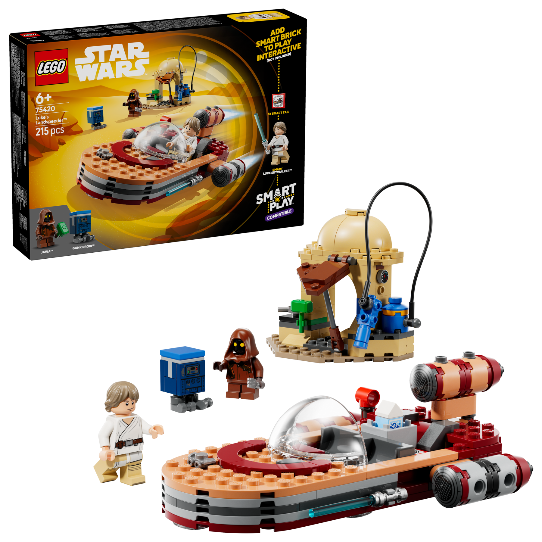 スマートプレイ：ルーク・スカイウォーカーのランドスピーダー™ 75420