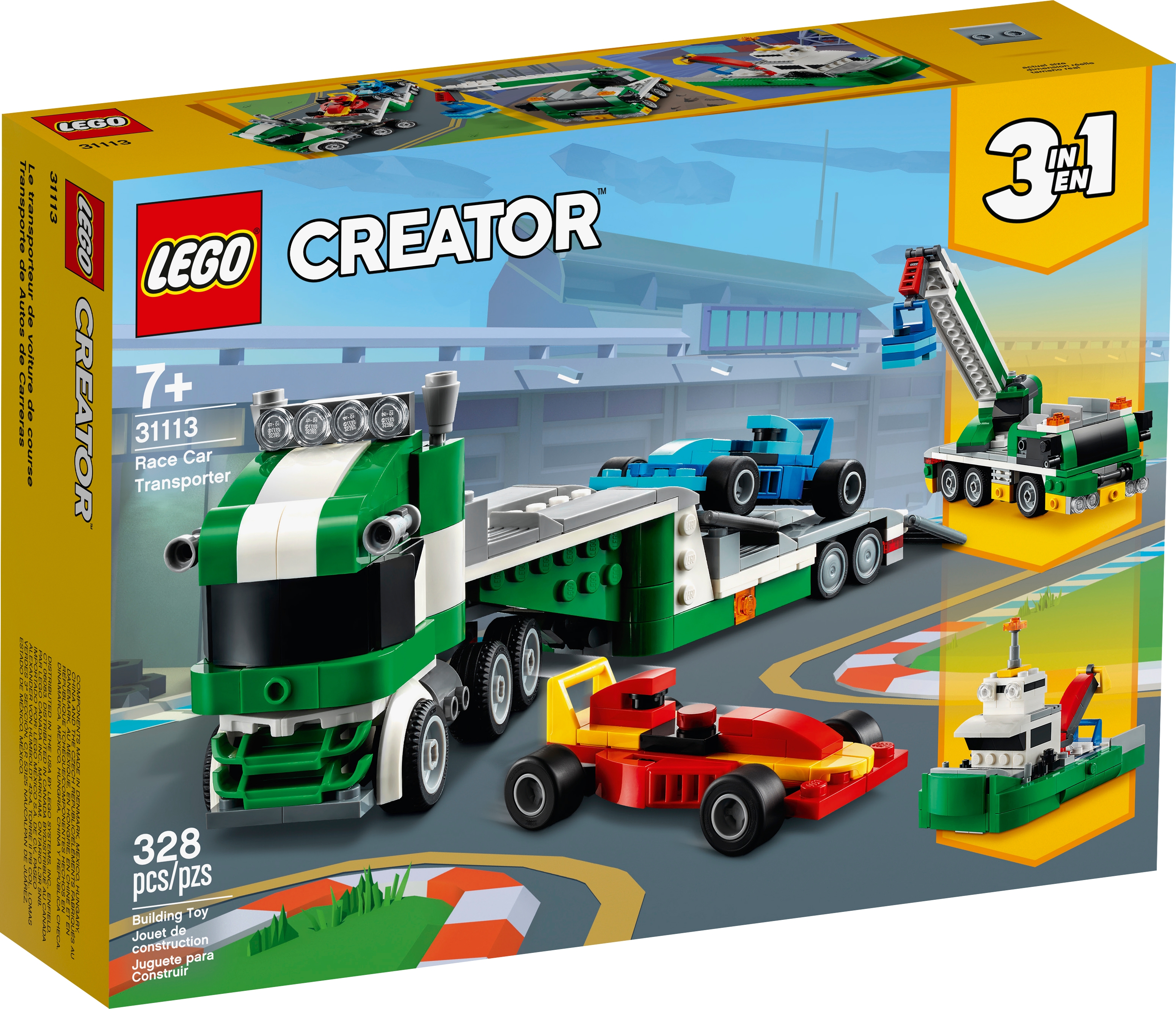LEGO CITY AUTO da Corsa e Trasportatore,Macchina e Camion