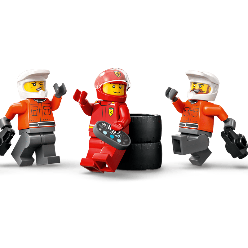 F1® Pit Stop & Pit Crew with Ferrari Car 60443 | City | Buy online F1® Pit Stop & Pit Crew with Ferrari Car 60443 | City | Buy online