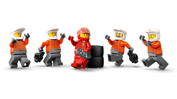LEGO 60443 Arrêt au stand de F1® avec voiture Ferrari — visuel 6 sur 8