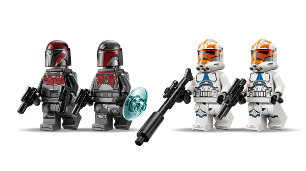 LEGO 75449 Pack de combat Le Siège de Mandalore — visuel 3 sur 8