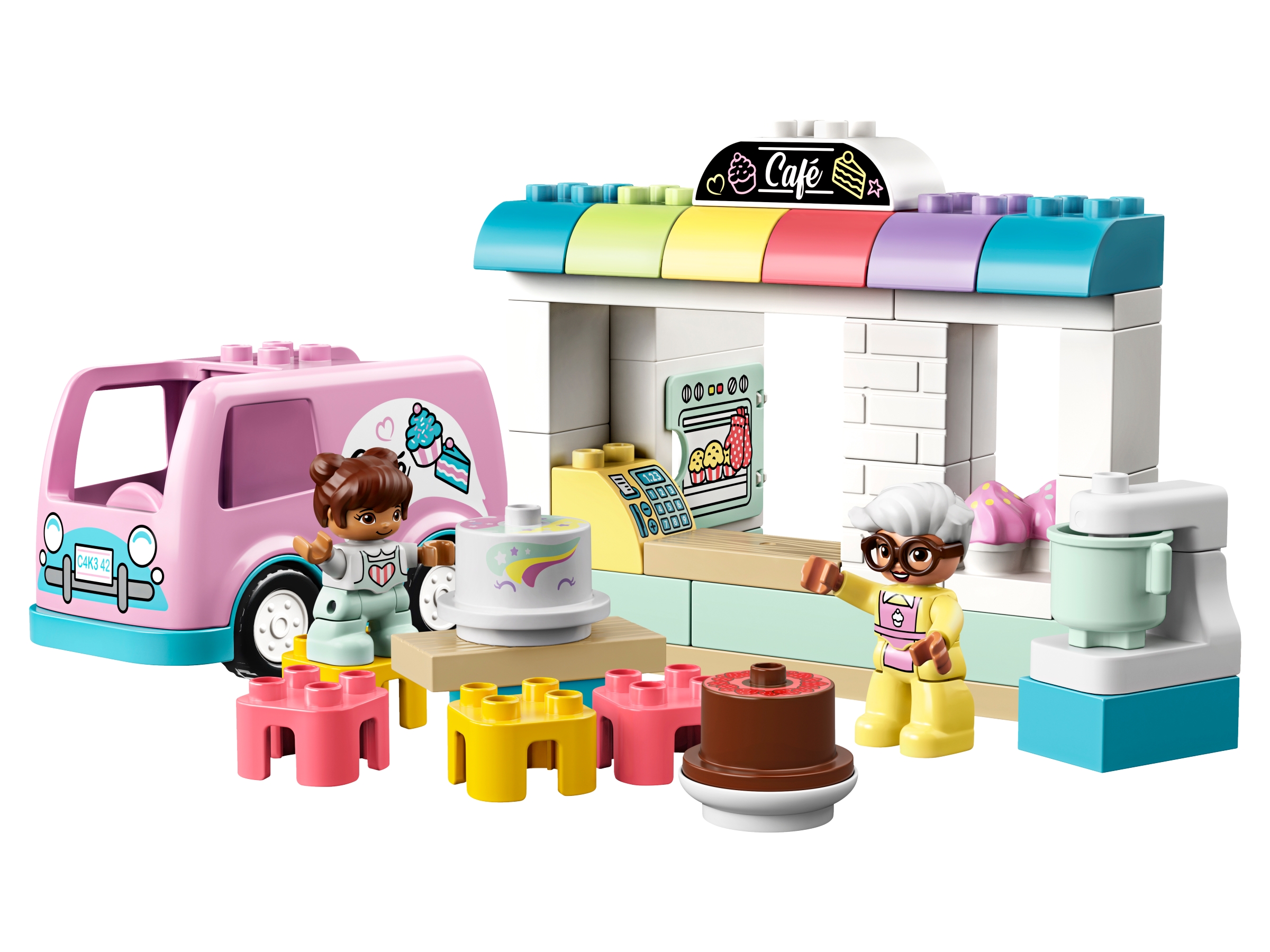 Lego Duplo Hot Dog Food House Home Food Truck Bakery Store NEW