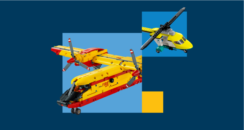 Juguetes de helicópteros y aviones de juguete
