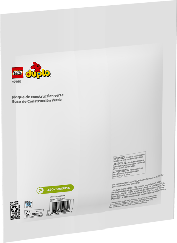 LEGO 10460 Plaque de construction verte — visuel 6 sur 6